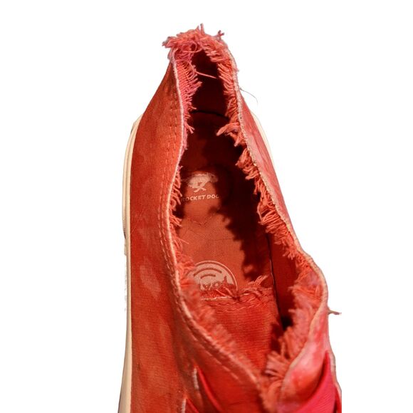 Rocket Dog Canvas Slip On Pink Fuchsia Size 8 Shoes Womens Elastic Laces - Picture 3 of 8